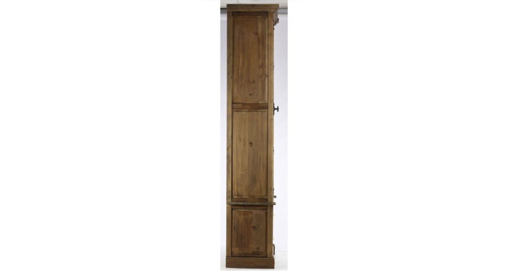 Vitrine 2 portes rustique en pin recyclé St Francis