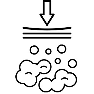 Dossier standard en flocons de mousse (confort ferme)