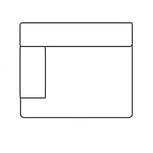 Module 1,5 place accoudoir gauche