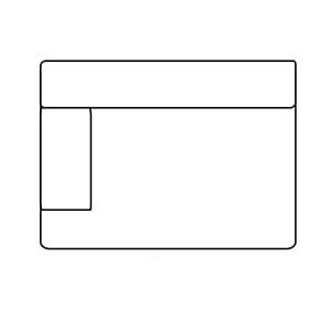 Module maxi 1,5 place accoudoir gauche
