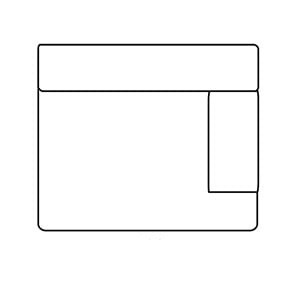 Module 1,5 place accoudoir droit