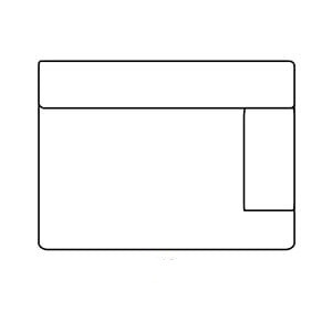 Module maxi 1,5 place accoudoir droit
