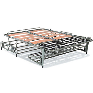 Sommier lattes bois multiplis 17 cm + sangles