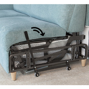 Avec système Roller : avec roulettes pour un déplacement facile