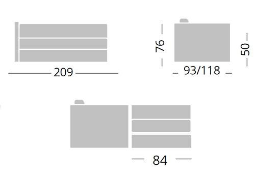 B. Méridienne Lit Gigogne