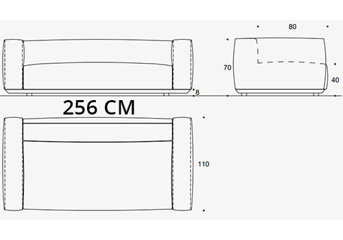4 Places - couchage 180