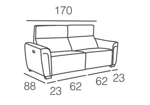 2,5 Places (2 Assises relax)