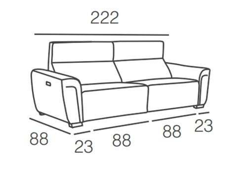 3,5 Places (2 Assises relax)