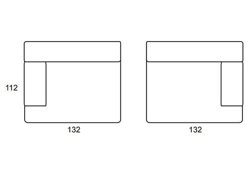 Module 1,5 place avec accoudoir
